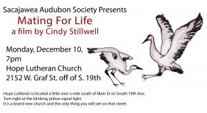 Bozeman Screening, Free!!
Monday, Dec 10th, 2012, 7pm
Sacajawea Audubon Presents the screening at Hope Lutheran Church